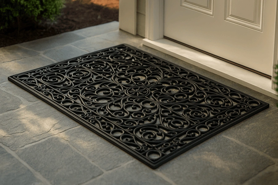 Rubber Scrollwork Mats